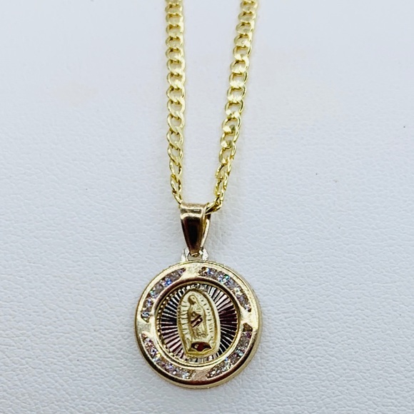 10k gold small charm pendant & Cuban chain,All Products : American Fashion Style Bags On Sale